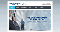 Desktop Screenshot of eurocontrolyservicios.com